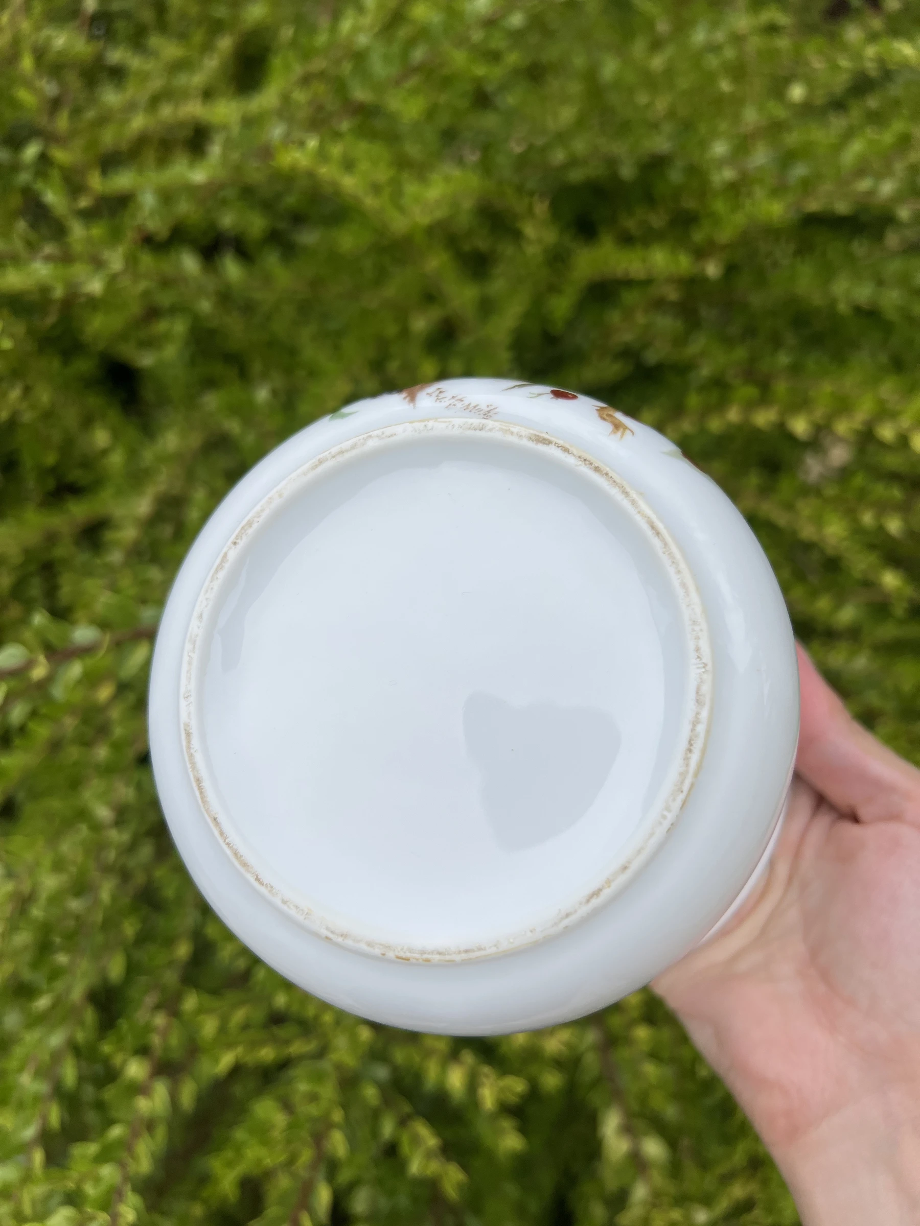 🍎 Pot de conservation en porcelaine décor fruits avec couvercle bois et joint é – photo 11